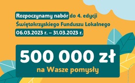 Ponad 500 tys. zł dla organizacji pozarządowych i grup nieformalnych z województwa świętokrzyskiego. Sprawdź jak uzyskać dotację!