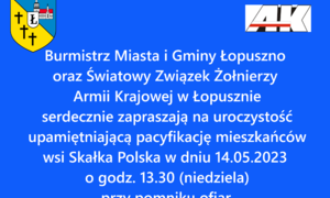 zdjecie na stronie o tytule: Uroczystość Patriotyczna w Skałce Polskiej - 14.05.2023 r.