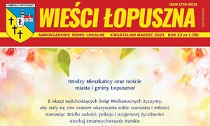 zdjecie na stronie o tytule: Prezentujemy najnowsze wydanie „Wieści Łopuszna” Nr 1 / 2023