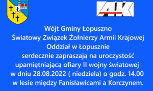 zdjecie na stronie o tytule: Uroczystość patriotyczna w Fanisławicach 28.08.2022 r.
