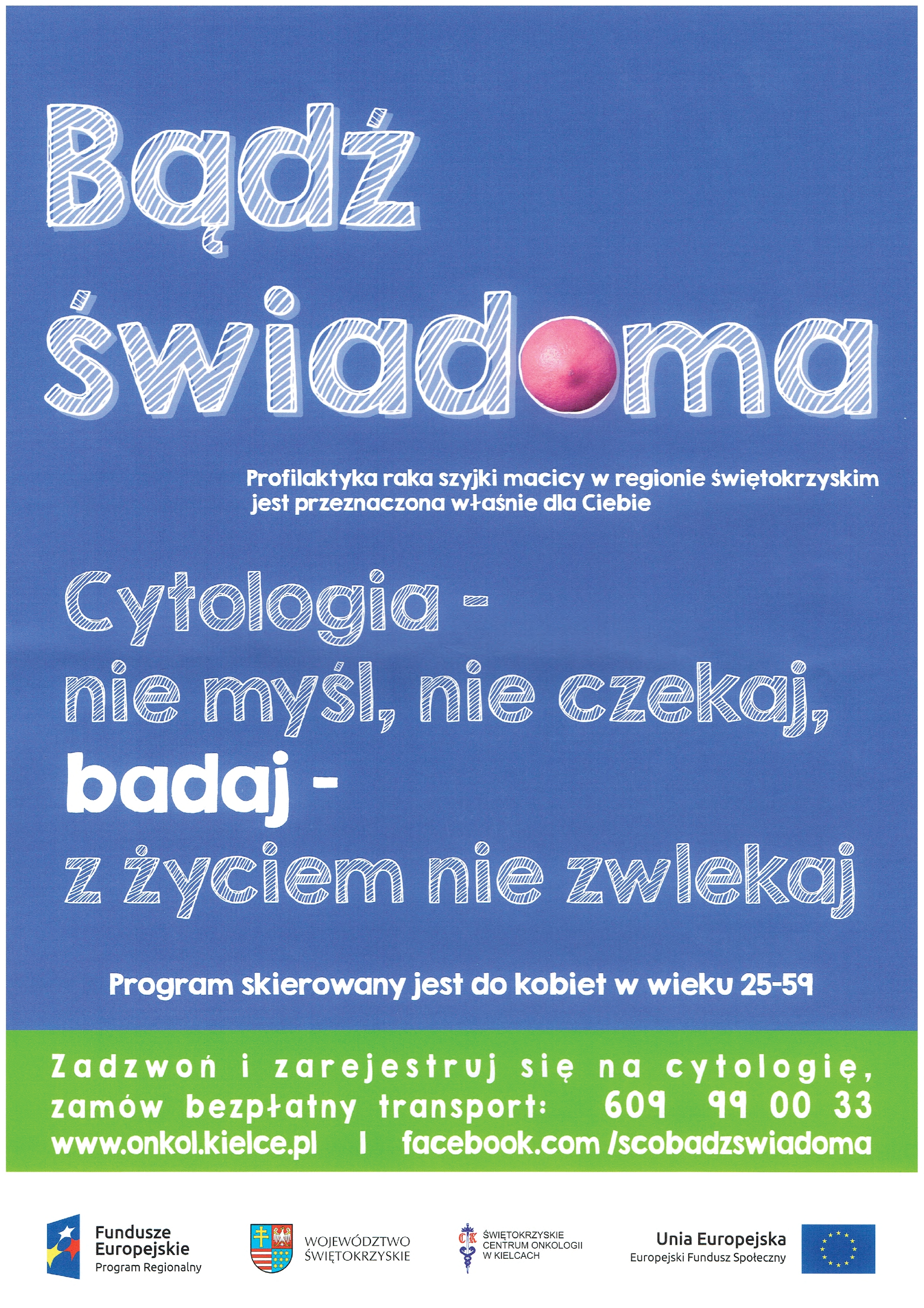 „Być świadomą kobietą- wsparcie profilaktyki raka szyjki macicy&#8221;, Gminny Ośrodek Pomocy Społecznej w Łopusznie