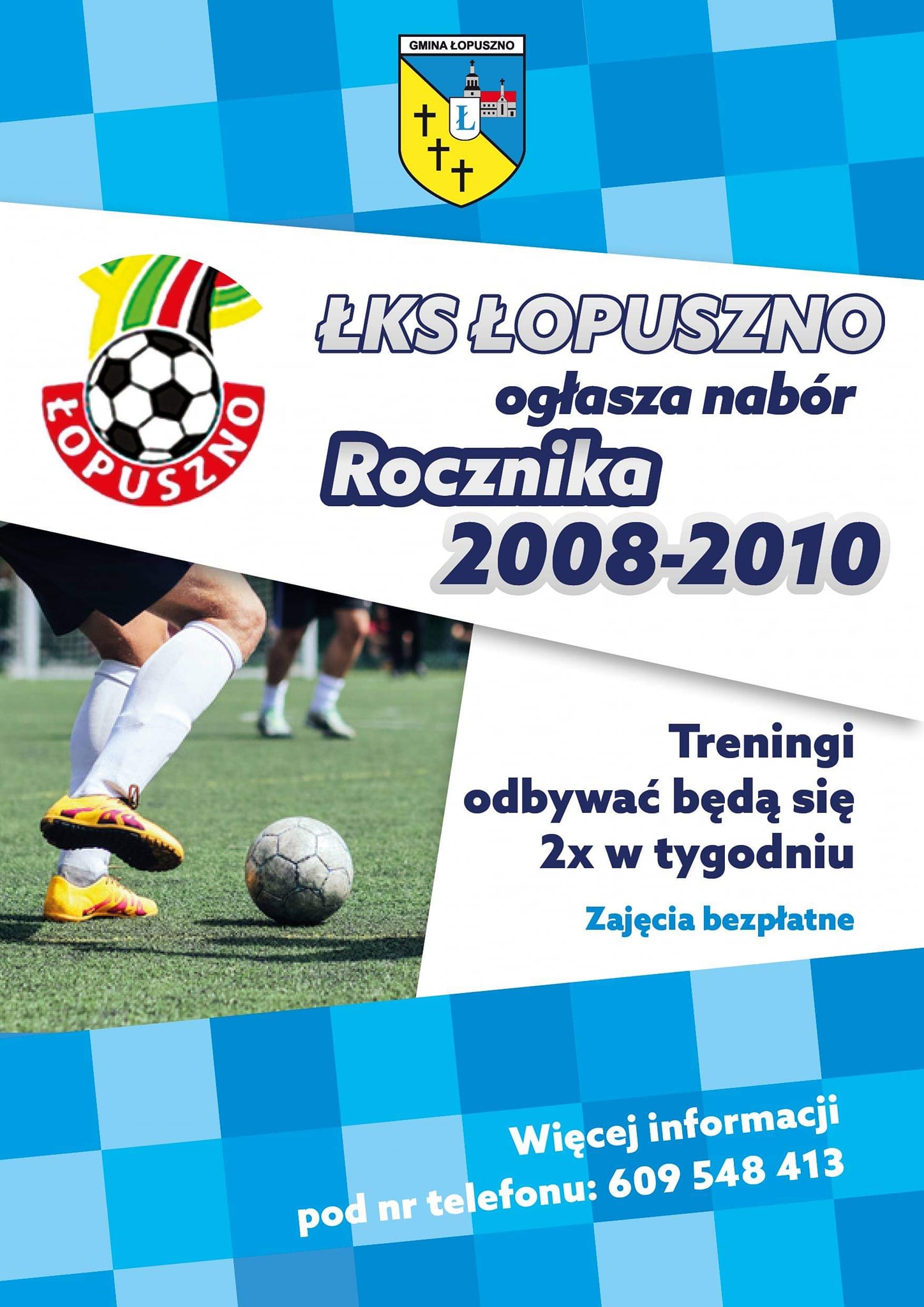 zdjecie na stronie o tytule: Nabór pasjonatów piłki nożnej roczniki 2008 – 2010