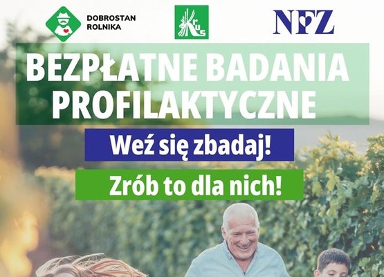 Zdjęcie do aktualności Badania profilaktyczne dla rolników