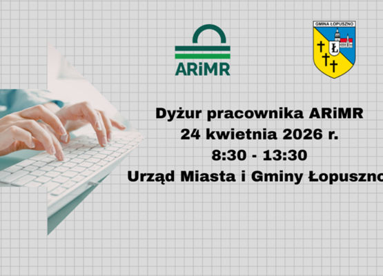 Dyżur pracownika ARiMR w Łopusznie