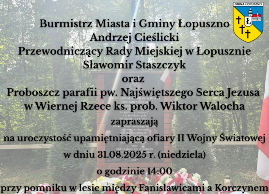 Zdjęcie do aktualności Uroczystość patriotyczna w Fanisławicach  - 31.08.2025 r.