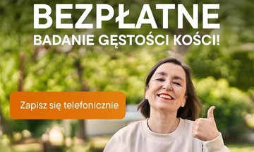 Bezpłatne badanie gęstości kości!