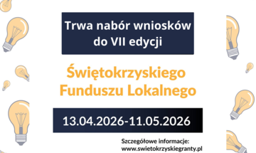 480 000 złotych dla organizacji pozarządowych i grup nieformalnych z województwa świętokrzyskiego