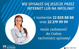 Numery telefonów rachmistrzów spisowych