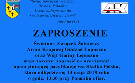 Uroczystość patriotyczna w Skałce Polskiej 13.05.2018 r.