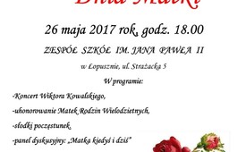 Zaproszenie na gminne obchody Dnia Matki