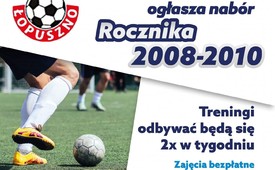 Nabór pasjonatów piłki nożnej roczniki 2008 – 2010