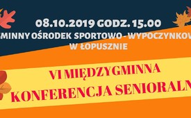 Konferencja Senioralna 08.10.2019 - Zaproszenie