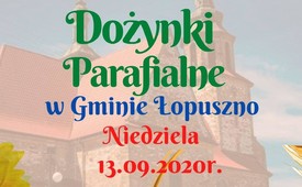 Dożynki Gminne 13.09.2020 - Zapraszamy