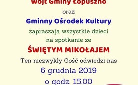 Spotkanie ze Świętym Mikołajem 6 grudnia 2019