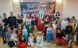 Wyjątkowy Bal Karnawałowy dla Dzieci zorganizowany podczas ferii szkolnych na terenie Gminy Łopuszno