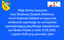 Uroczystość Patriotyczna w Skałce Polskiej 15.05.2022