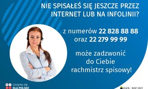 zdjecie na stronie o tytule: Numery telefonów rachmistrzów spisowych