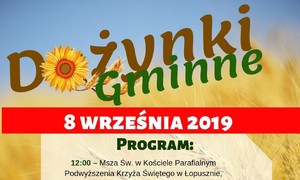 zdjecie na stronie o tytule: Dożynki Gminne 8 września 2019 r. - Zaproszenie