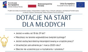 zdjecie na stronie o tytule: Dotacje na start dla młodych