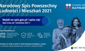 zdjecie na stronie o tytule: Liczymy się dla Polski! 1 kwietnia rusza Narodowy Spis Powszechny Ludności i Mieszkań 2021