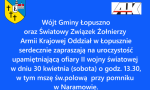 zdjecie na stronie o tytule: Uroczystość Patriotyczna w Naramowie 30.04.2022 r.