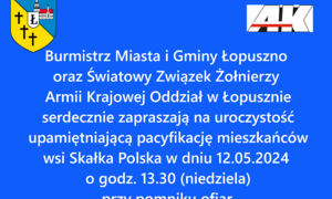 zdjecie na stronie o tytule: Uroczystość Patriotyczna w Skałce Polskiej - 12.05.2024 r.