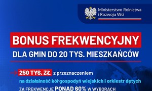 zdjecie na stronie o tytule: Bonus frekwencyjny