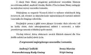 zdjecie na stronie o tytule: Dzień Matki 2022