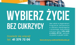 zdjecie na stronie o tytule: Drodzy Mieszkańcy i Goście Gminy Łopuszno – wybierzcie życie bez cukrzycy!