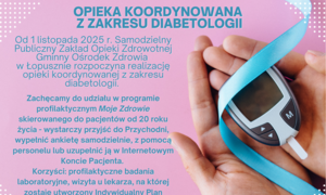 zdjecie na stronie o tytule: Opieka koordynowana z zakresu diabetologii w GOZ Łopuszno