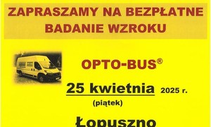 zdjecie na stronie o tytule: Bezpłatne badania wzroku - 25.04.2025