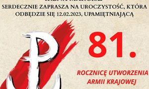 zdjecie na stronie o tytule: 81. rocznica utworzenia Armii Krajowej