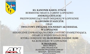 zdjecie na stronie o tytule: Uroczystość Patriotyczna na Kościółku 08.09.2024 r.