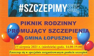 zdjecie na stronie o tytule: Piknik Rodzinny promujący szczepienia przeciwko COVID-19