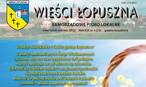 zdjecie na stronie o tytule: Prezentujemy najnowsze wydanie „Wieści Łopuszna” Nr 1/2022