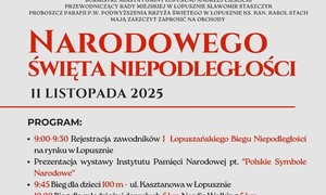 zdjecie na stronie o tytule: Obchody Narodowego Święta Niepodległości w Łopusznie