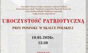 zdjecie na stronie o tytule: Uroczystość patriotyczna w Skałce Polskiej