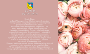 zdjecie na stronie o tytule: Dzień Matki