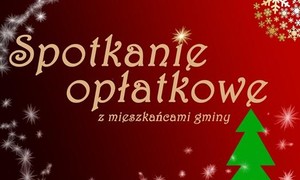 zdjecie na stronie o tytule: Spotkanie opłatkowe - 15.12.2017