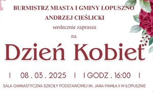zdjecie na stronie o tytule: Dzień Kobiet - Zaproszenie