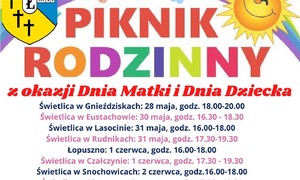 zdjecie na stronie o tytule: Piknik Rodzinny z okazji Dnia Matki i Dnia Dziecka