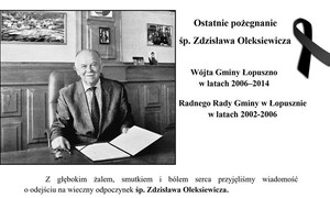 zdjecie na stronie o tytule: Ostatnie pożegnanie śp. Zdzisława Oleksiewicza