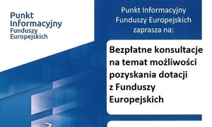 zdjecie na stronie o tytule: Bezpłatne konsultacje na temat możliwości pozyskania dotacji z Funduszy Euroejskich