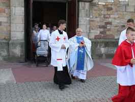 Poświęcenie wyremontowanej figury Matki Boskiej