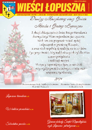 Okładka: GRUDZIEŃ 2024